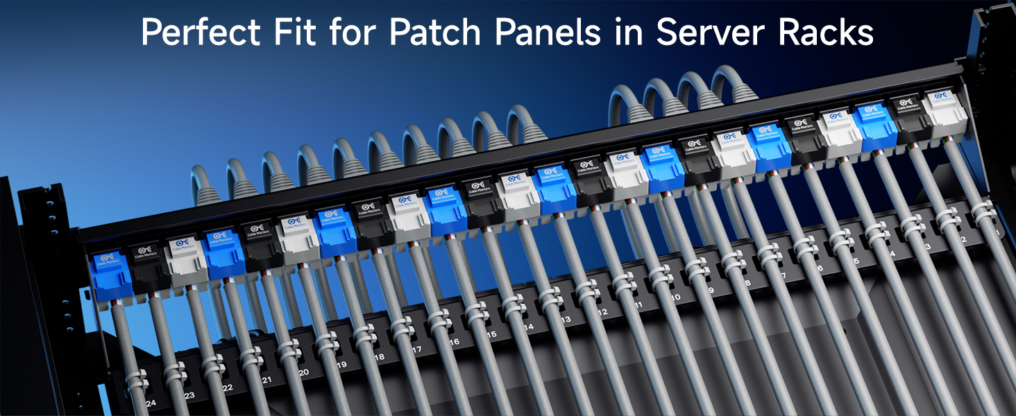 UL Listed 25-Pack 10Gbps Cat6 Keystone Jacks, RJ45 Keystone Jack, Ethernet Keystone Jack