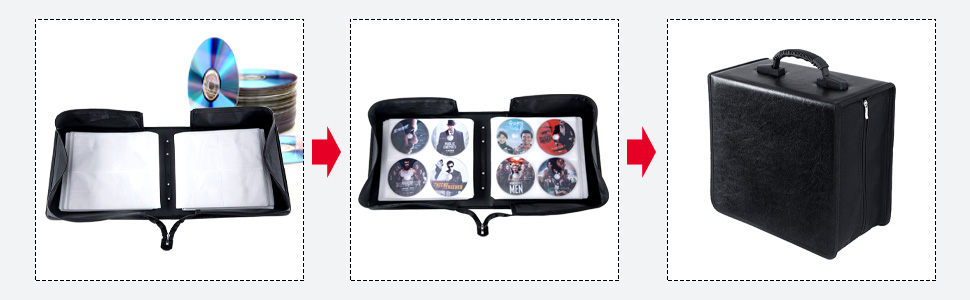 400 CD DVD VCD Holder Case Holder
