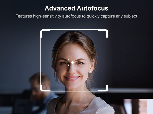 The N680P precisely focuses on a smiling woman facing the camera.
