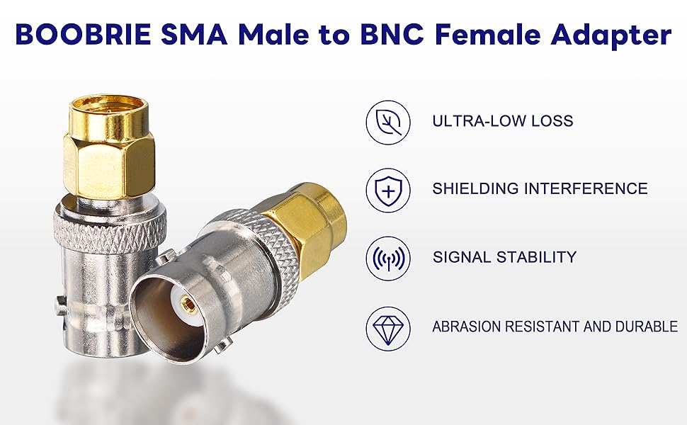 BNC SMA Coax Connector