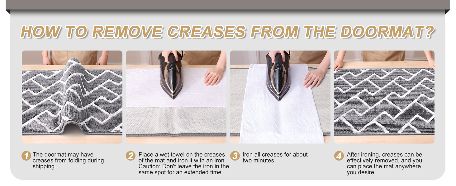 A Simple Method to Remove Creases from the Doormat