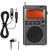 Raddy RF760 Portable SSB Shortwave Radio Receiver with NOAA Alert, Full Band AM/FM/SW/CB/VHF/UHF/...