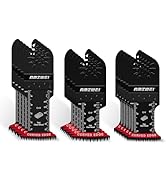 AMZWEI 16PCS Japanese Teeth Oscillating Tool Blade, CRV Extra Long Multi Tool Blade Kits for Wood...
