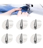 NAWTOR Universal Sewing Rolled Hemmer Foot, 6 Pcs Sewing Machine Presser Foot, 3-8MM Wide Rolled ...