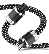TODN HiFi Audio Power Cable for Audiophile with 7 AWG Silver-Plated OFC, Platinum-Plated 3 Prong ...