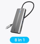 8 in 1 USB C HUB