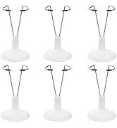 NUOBESTY 6Pcs Doll Stands Doll Display Holder Model Support Frame Action Figure Stand Dolls Acces...