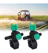 Misting Nozzle, 2Pcs External Thread Agricultural Sprayer Fan Shaped Spraying Nozzle for Agriculture