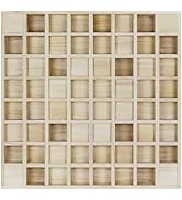 BXI Wood Sound Diffuser - 24 X 24 X 2.8 Inches Thick Acoustic Diffusion Panels Add Listening Room...