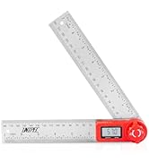 UNIPEC Digital Angle Finder Protractor, Angle Finder Ruler,Stainless steel 7inch 200mm 7inch/200m...