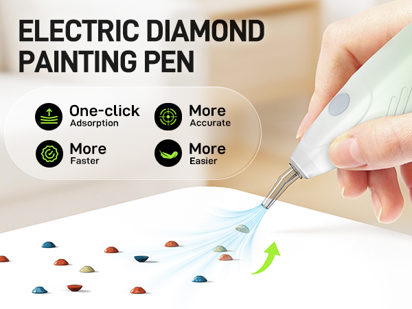 electric diamond pen green