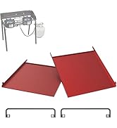 Folding Side Shelf Set for Camp Chef 14" Two-Burner Stoves – Dual-Use Foldable Shelves (2 Pack) f...