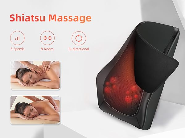 shiatsu neck and back massager