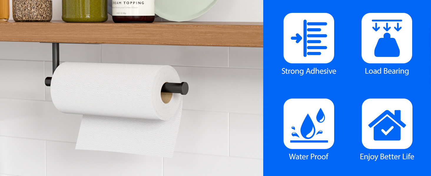 under cabinet paper towel holder