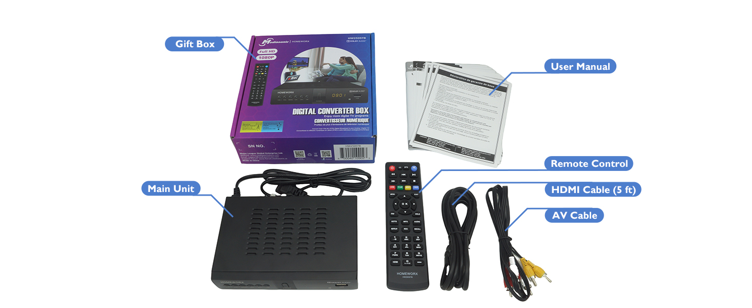 HW250STB Package Content