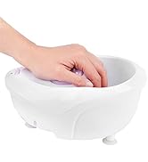 Electric Bubble Nail Soaking Bowl for Nail SPA with Air Bubble Vibrational Massage Nail Polish Re...
