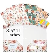 Ospelelf Folder with Pockets, Waterproof Plastic Folder with Two Fixed Corner Tabs and 2 Pockets ...