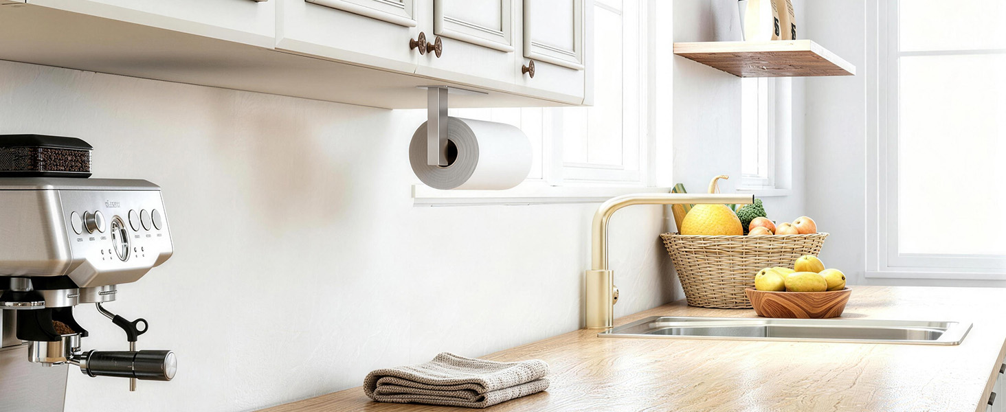 under cabinet paper towel holder