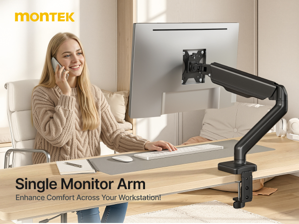 single monitor arm