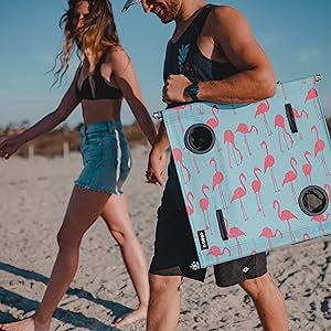 Neso Beach Table is portable