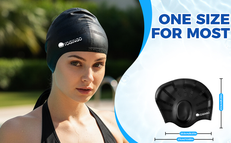 Silicone Swim Cap for Women