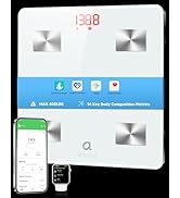 arboleaf Smart Scale for Body Weight and Fat, Bluetooth Digital Bathroom Scale, Body Composition ...