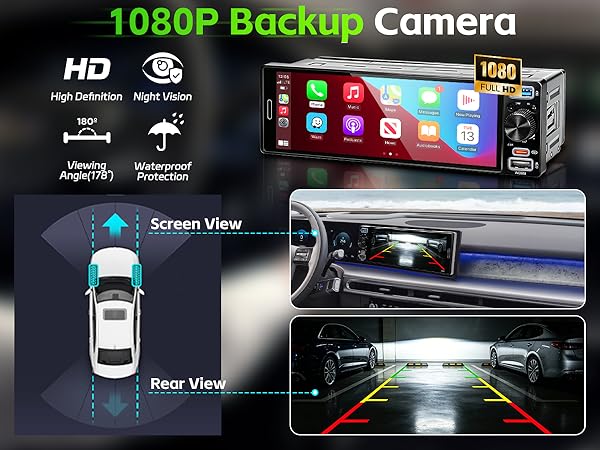 Single Din Car Radio 
