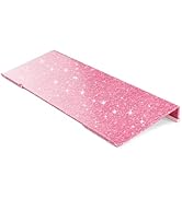 BEEGO Ergonomic Computer Keyboard Stand - Glitter Pink Acrylic Keyboard Riser Tilted Keyboard Hol...