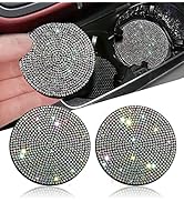 2pcs Bling Car Cup Holder Coaster, 2.75 inch Anti-Slip Shockproof Universal Fashion Vehicle Car C...