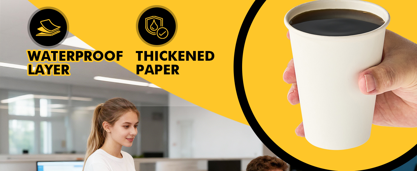 12oz coffee cups 100 packs