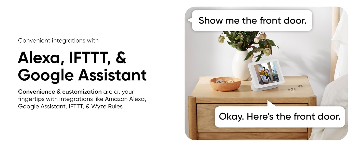 Wyze Video Doorbell v2 Voice Assistants