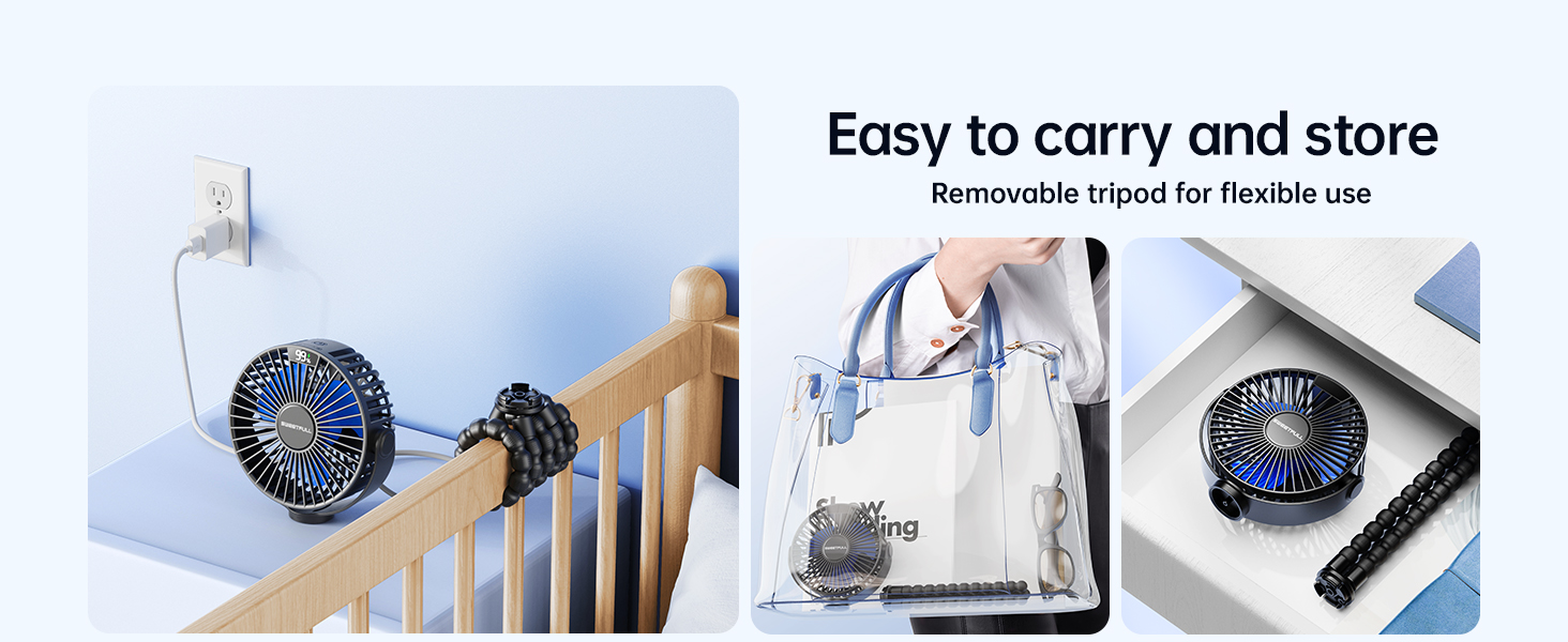 portable fan rechargeable