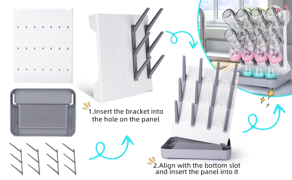 baby bottle rack
