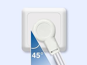 45°Right Angle Flat Plug