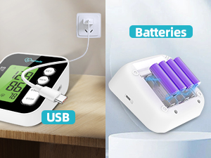 dual power supply mode for blood pressure machine