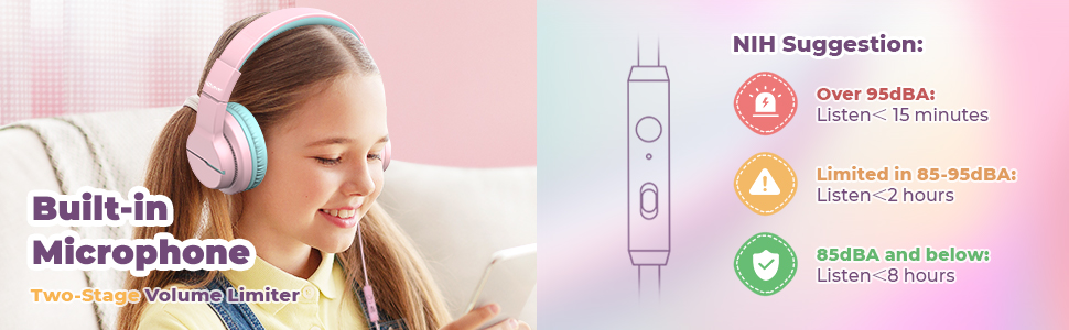 kids headphones with cord