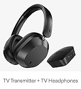 BRAND STORY MEE audio Cinema 3D TV Headphones + Bluetooth Audio Transmitter Bundle for All TVs
