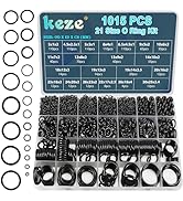 KEZE 1015 Pcs O Rings Kit 21 Size of Rubber Oring Assortment Set