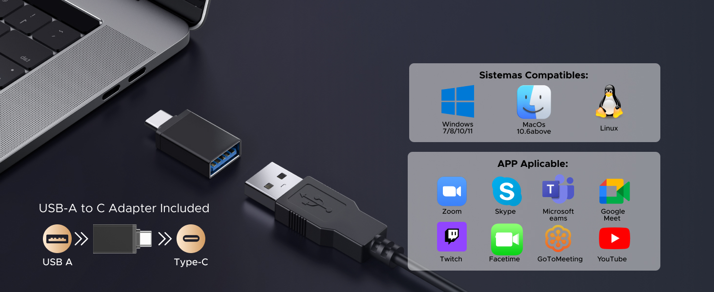 USB A-C adapter