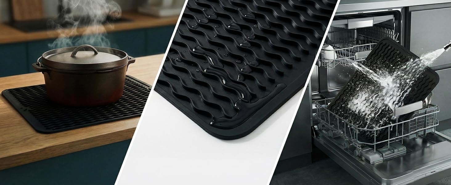 MicoYang silicone dish drying mat