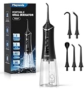 Maynovia Cordless Water Flosser for Teeth, U-Shaped Tip, 300ml Tank, 5 Tips | Inside-out cleaning...