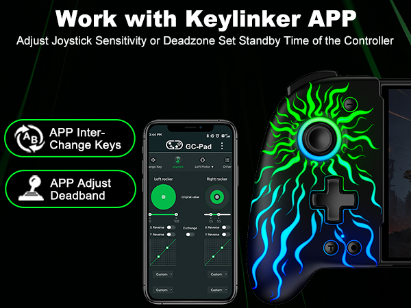 Wireless Swtich Pro Controllers with Hall Effect Joystick &amp; Trigger