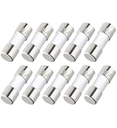 5 * 20MM 8A Fast Acting Ceramic Fuse Universal Travel Adapter Replacement Fuses (Pack of 10 Pcs) ...