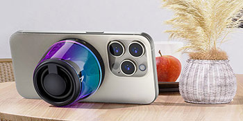 phone holder speaker