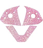 Yeapop 3 Pcs of Bling Rhinestone Control Panel Car Decals for Tesla Model 3 Highland, Sparkly Car...