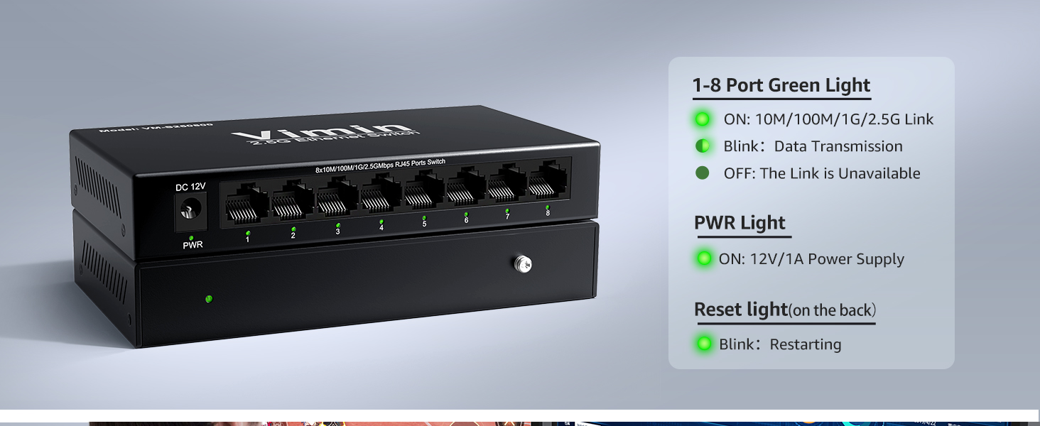 8-Port 2.5G Unmanaged