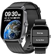 DAVIKO Pedometer Watch Senior Friendly No App/Phone Required, Waterproof Fitness Tracker Watch wi...