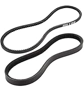 10L0L Clutch Drive Belt &amp; Starter Generator Belt Kit for Club Car DS 1997-up, Club Car Precedent ...