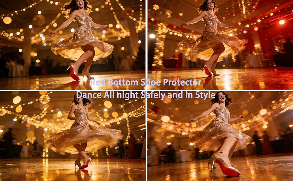 red bottom protectors Dance All night Safely and in Style