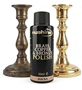 Nushine Brass, Copper &amp; Bronze Polish 1.7 Oz - Ecofriendly, Solvent Free &amp; Contains Anti Tarnish ...